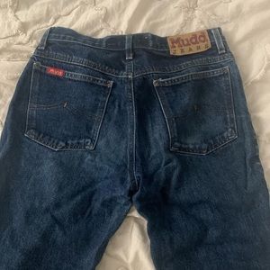 MUDD VINTAGE DARK BLUE BOOTCUT JEANS.
